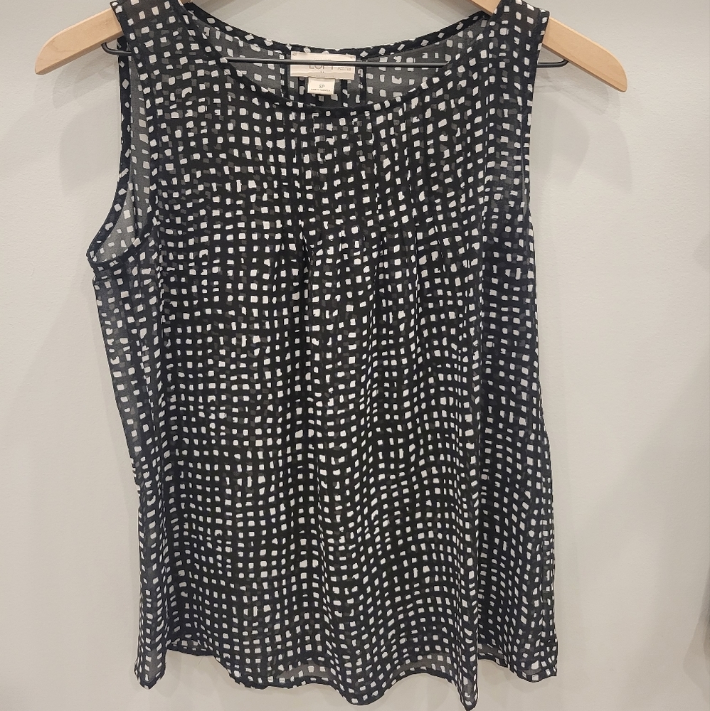 Loft sheer women's tank, petite sizing